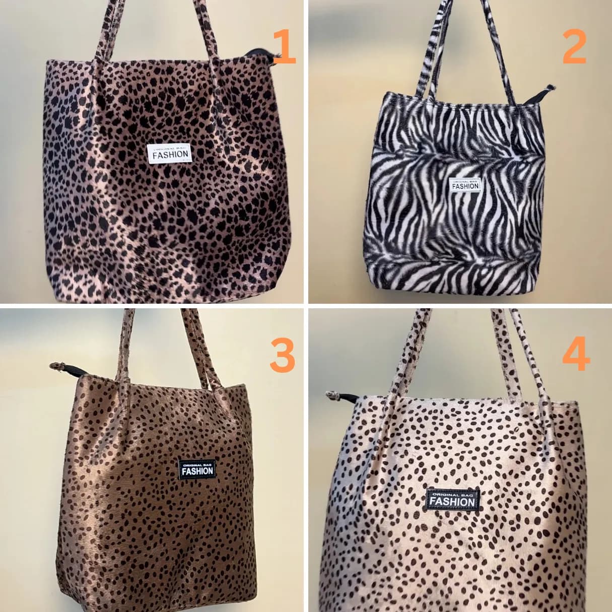 Leopard Style Bag design variation 1
